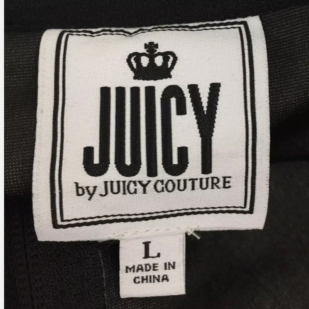 Juicy Couture Rare Deadstock Velour Jumpsuit Tracksuit Hoodie Logo Size Large - Picture 8 of 12